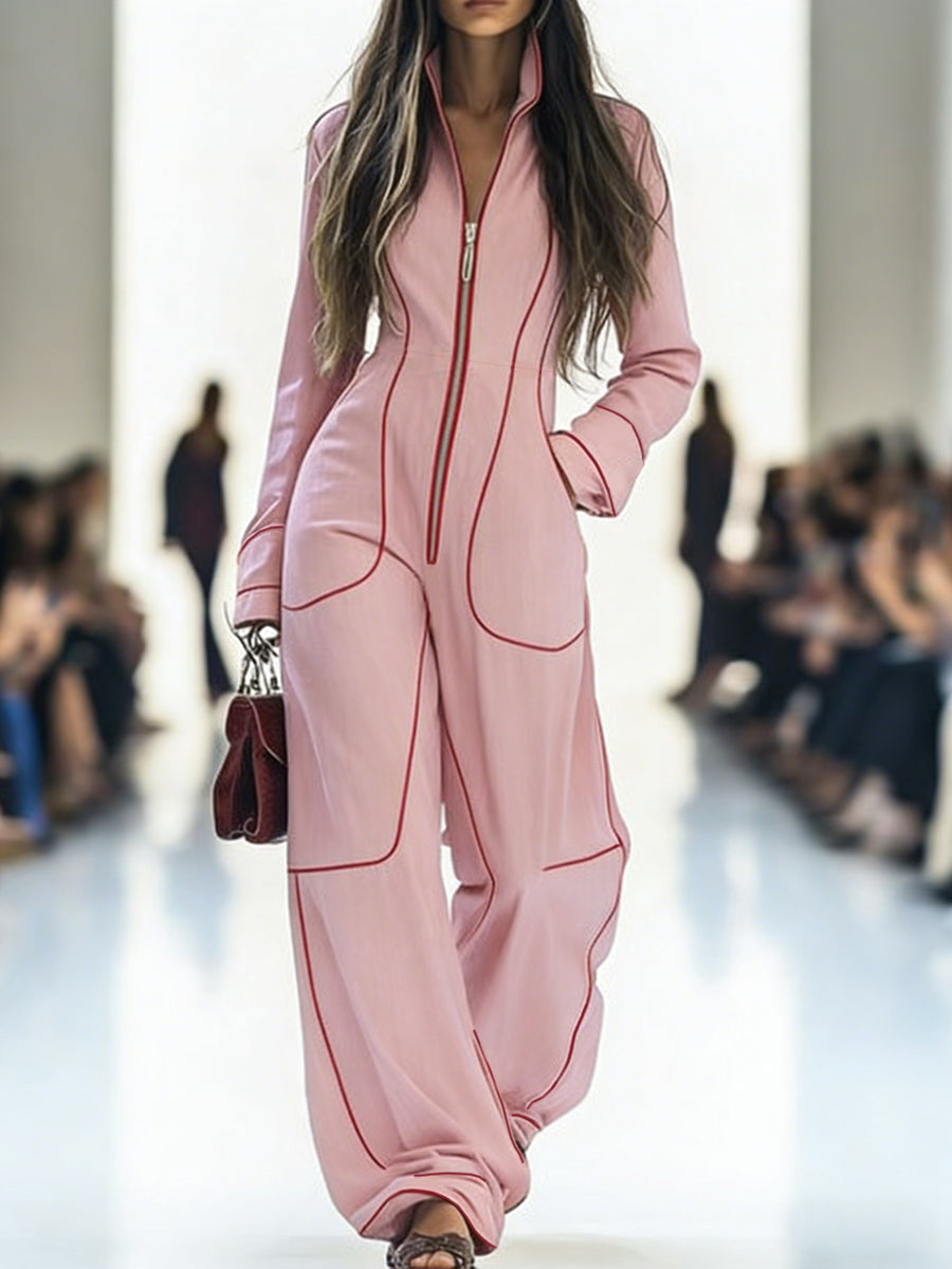 VentiLuxe™ Wide-Leg Denim Jumpsuit — Slip Into Effortless Style and Unstoppable Confidence Every Day