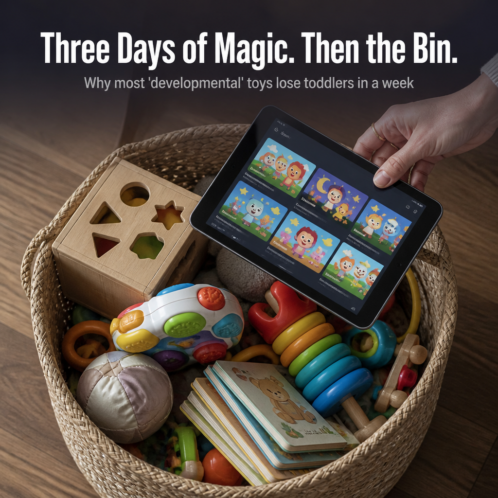 RadiantSpin™ Tower — Drop, Spin & Stack: The Screen-Free Plaything Toddlers Crave