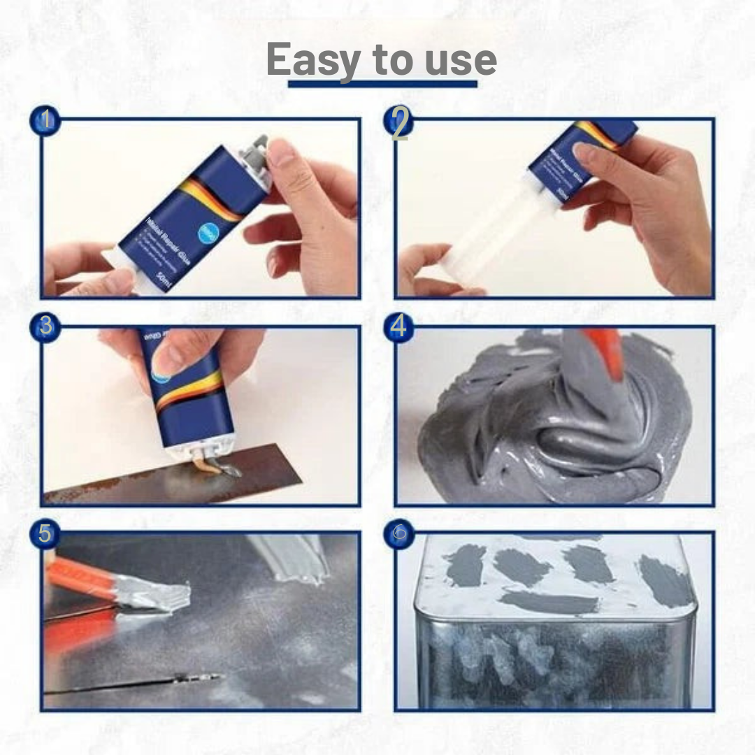 SteelGuard™ — Instantly Stop Leaks with Tough, Mess-Free Metal Repairs That Last