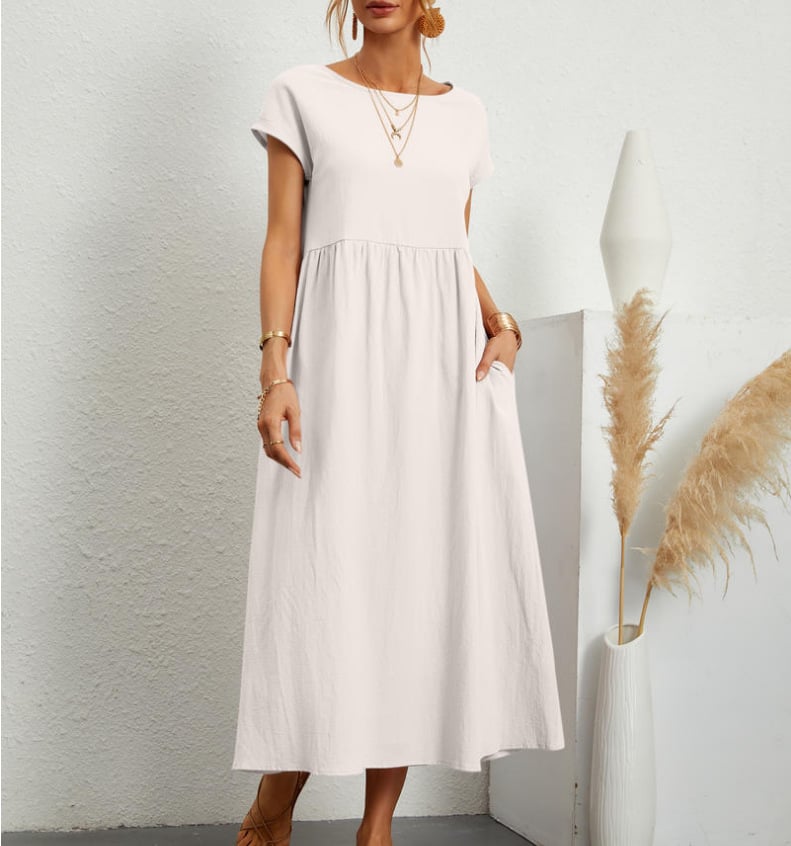 BreezeAura™ Dress — Your All-Day Shield Against Heat, Sweat, and Style Struggles