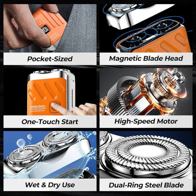TurboShave™ — Cut Through Stubble Fast for a Sharp, Confident Look Anytime