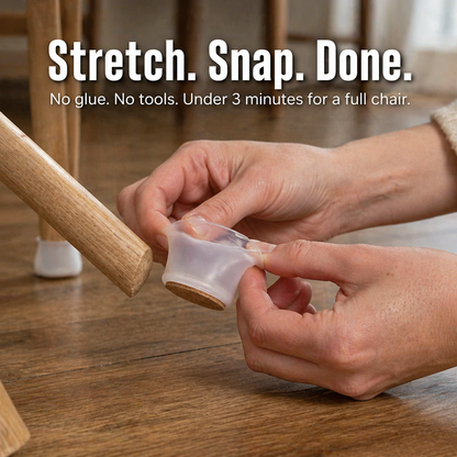 SilencioGuard™ — Glide Chairs Silently and Shield Your Floors from Every Scratch