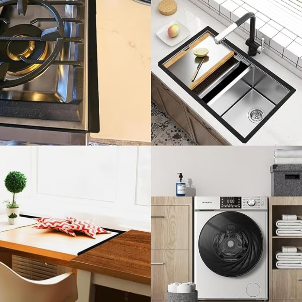 EdgeGuard™ — Seal Your Stove Gap for a Spotless, Stress-Free Kitchen Upgrade