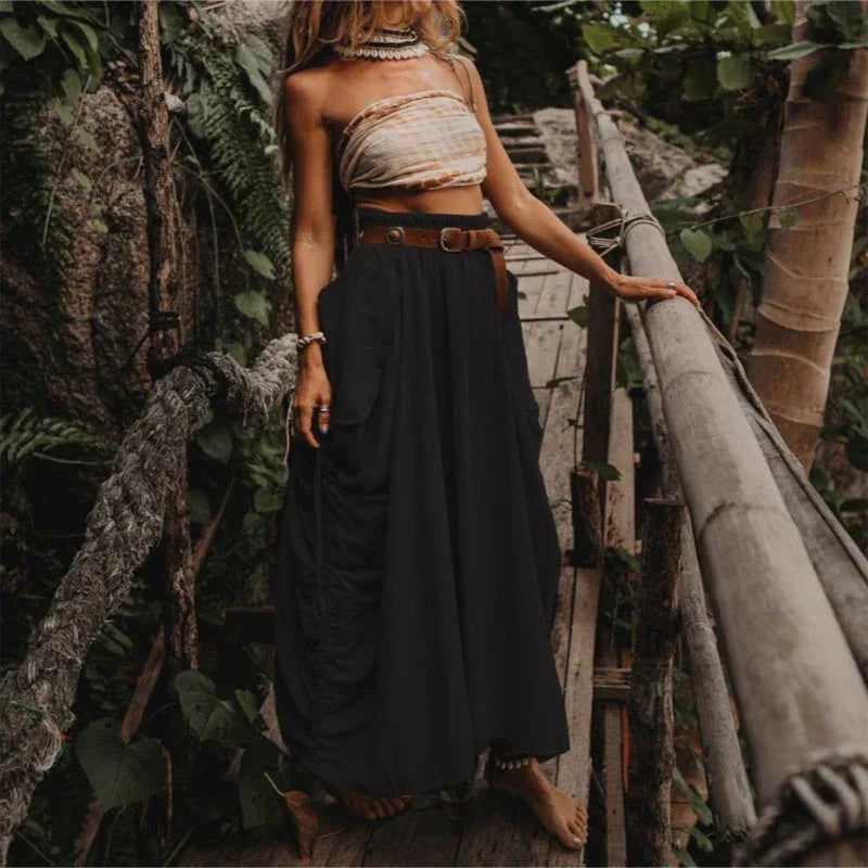 VelaSway™ Maxi Skirt — Effortless Comfort and Chic Style That Moves With You All Day