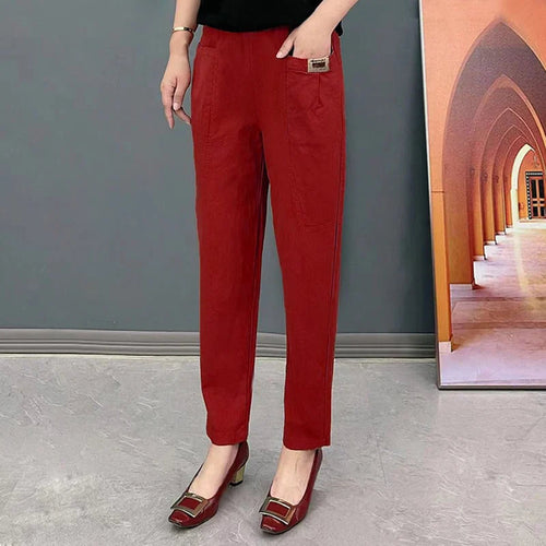 VioraLuxe™ Cotton Pants — Experience All-Day Freedom with Soft, Stretchy Comfort That Flaunts Your Best Shape