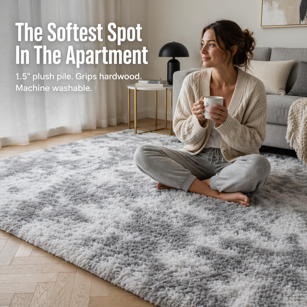 VelaraNest™ — Dive Into Cloud-Soft Plush That Clings to Hardwood and Cleans Up Easy