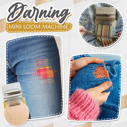 WeaveCraft™ Mini Loom — Transform Your Worn-Out Clothes into Stunning Creations Instantly