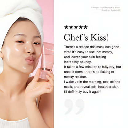 RejuvaSilk™ Collagen Night Wrap — Wake Up to Firm, Radiant Skin That Glows with Youthful Bounce