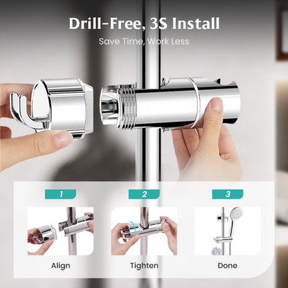 StreamSense™ — Snap Into Perfect Shower Comfort Without a Single Scratch