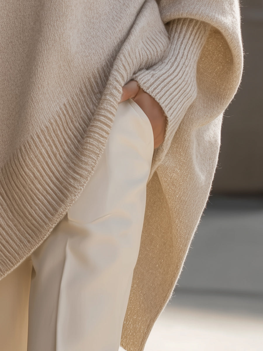 LuxeDrape™ Sweater — Wrap Yourself in Flattering, Cloud-Soft Warmth That Boosts Your Confidence Instantly