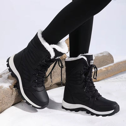 Women's Snow Boots Waterproof & Insulated High-Top