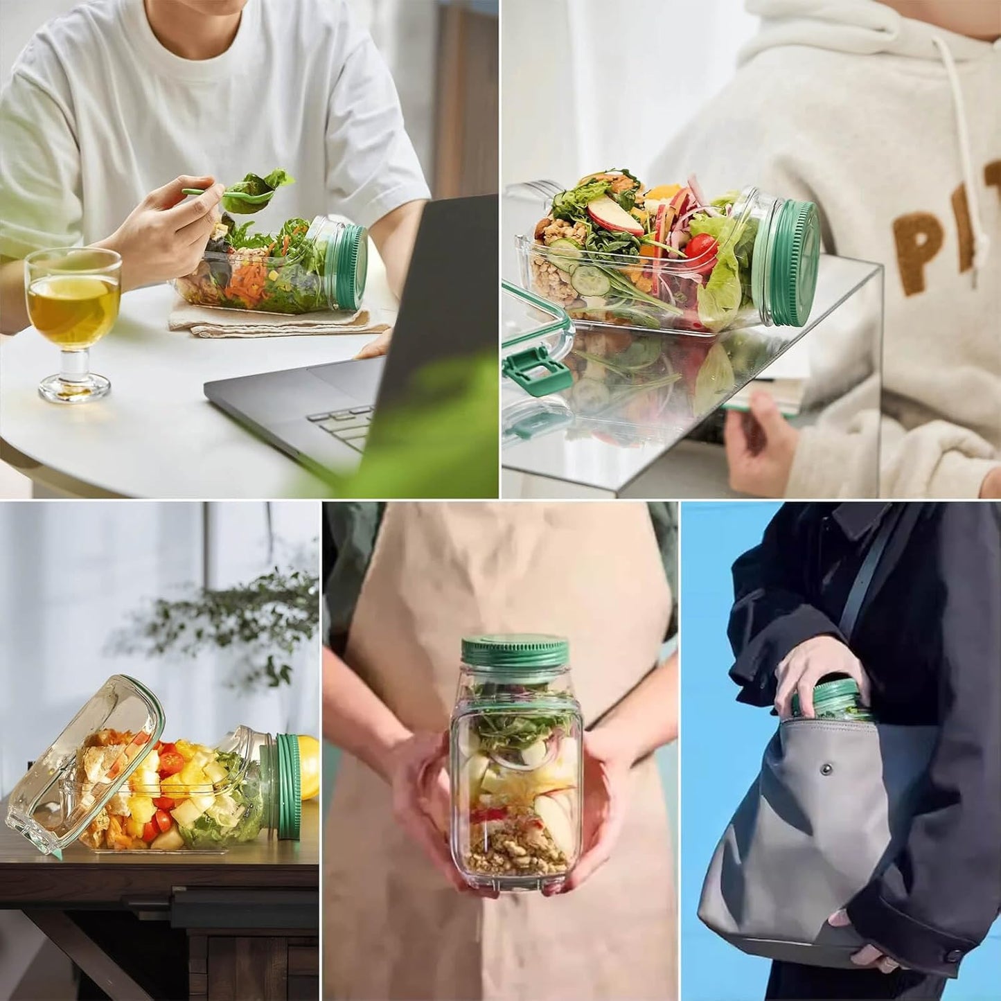 SnapFresh™ Meal Pod — Keep Every Bite Fresh, Crisp, and Mess-Free All Day Long