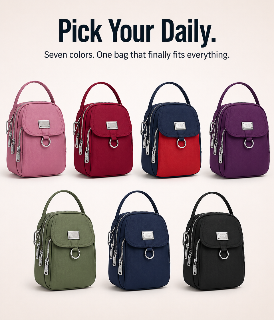 SwiftNest™ Mini Crossbody — Effortless Access and Style that Frees Your Hands and Mind