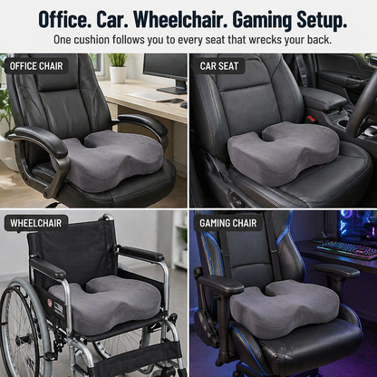 RelievEase™ — Experience Unmatched Tailbone Relief That Keeps You Comfortable All Day