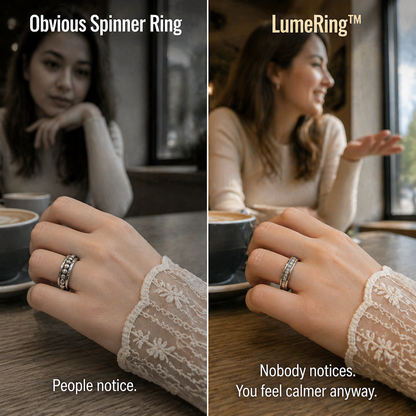 LumeRing™ — Quietly Twist Away Anxiety with Secret Spinner Shine