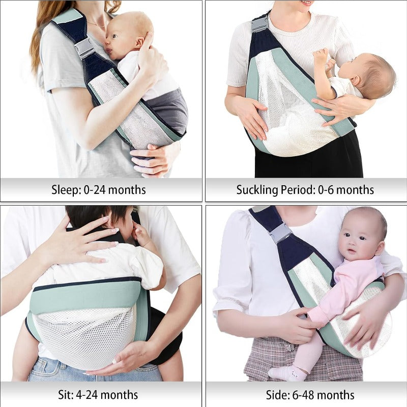 BreeziNest™ — Breeze Through Babywearing with Pain-Free, Hands-Free Comfort
