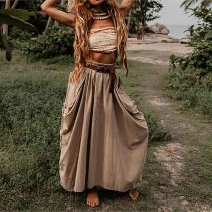 VelaSway™ Maxi Skirt — Effortless Comfort and Chic Style That Moves With You All Day