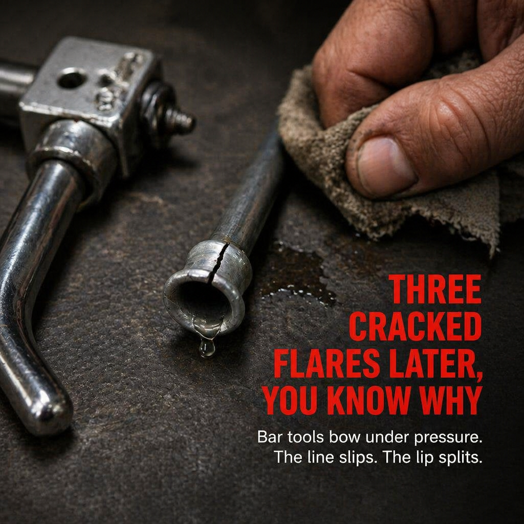 ForgeLine™ Pro — Seal Clean Double Flares Without Breaking a Single Line