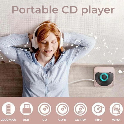 PulseWave™ Portable CD Player — Escape into Pure, Portable Sound Freedom Everywhere You Go