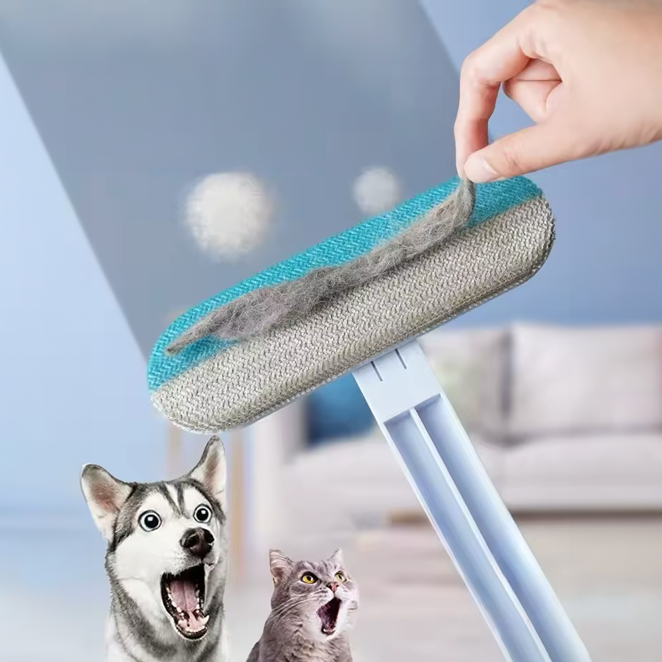 ShearEase™ — Effortlessly Erase Pet Hair and Reclaim Your Calm, Cozy Home