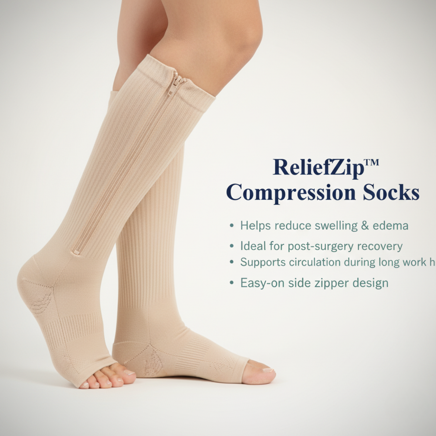 RevitaStride™ — Slip On Comfort That Energizes Legs All Day Long