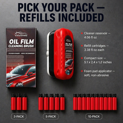 ClearVue™ Glide — Instantly Clear Rain-Slicked Glass for Safer, Stress-Free Night Drives