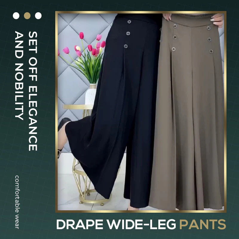 LyriaLuxe™ Wide-Leg Pants — Unleash Effortless Elegance and Confidence in Every Step