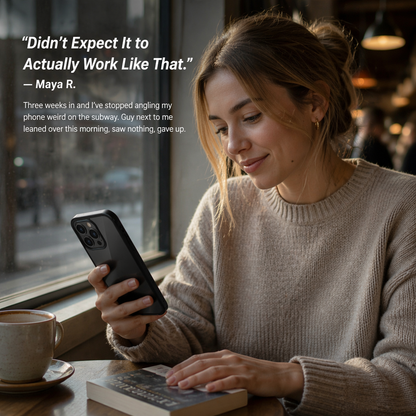 StealthGuard™ Privacy Armor — Stop Screen Snoopers and Shield Both Sides Instantly
