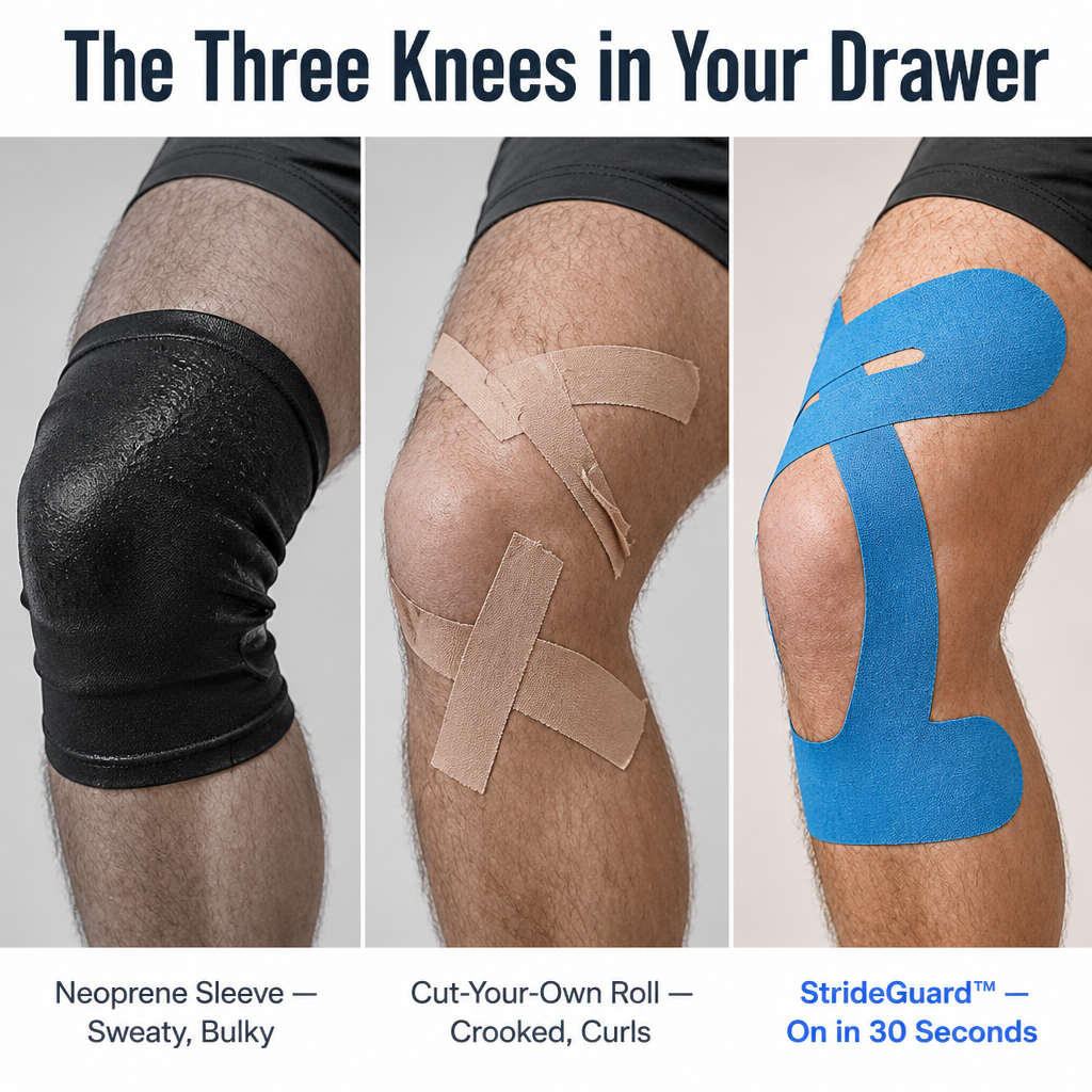 GlideTube™ — Snap on Pain-Free Knees That Move With You All Day