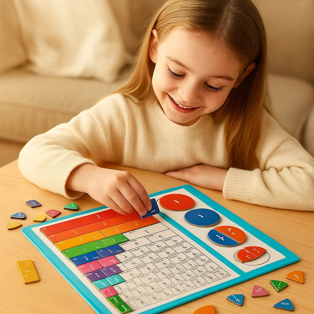 NumeriSnap™ — Ignite Your Child’s Joy and Confidence with Every Fraction Tactile Play