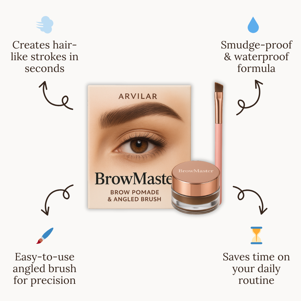 VelouraBrow™ — Flawless, Full-Bodied Brows That Command Every Look