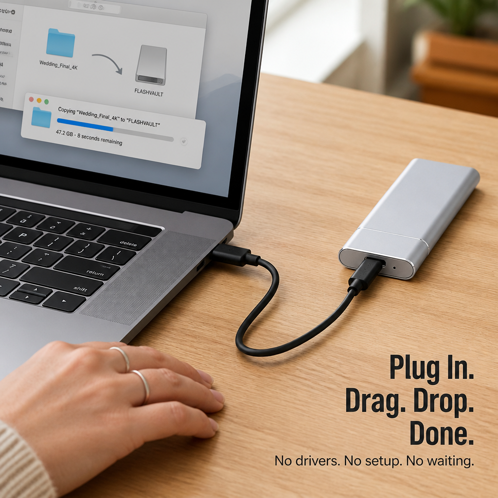 TurboVault™ — Experience Lightning-Speed Storage That Frees Your Time and Fuels Your Creativity