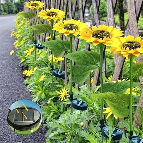 SunLura™ Solar Sunflowers — Transform Your Garden into a Magical, Glow-All-Night Sanctuary