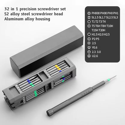 Precision Screwdriver Set 46 In 1 Magnetic S2 Steel