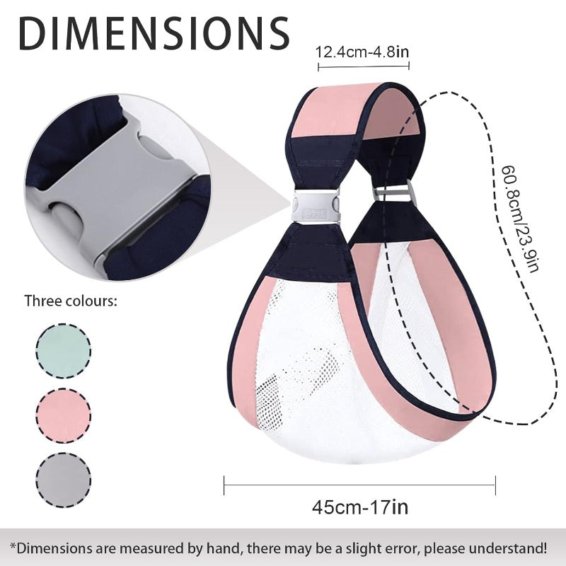 BreeziNest™ — Breeze Through Babywearing with Pain-Free, Hands-Free Comfort
