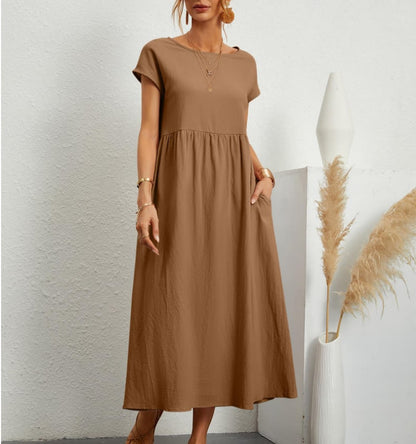 BreezeAura™ Dress — Your All-Day Shield Against Heat, Sweat, and Style Struggles