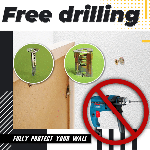 IronGrip™ Anchors — Hang Heavy with Rock-Solid Strength and Zero Wall Damage