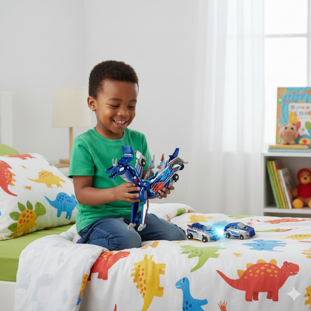 BlazeShift™ — Ignite Your Child’s Imagination with Magnetic Transformations That Spark Endless Adventure