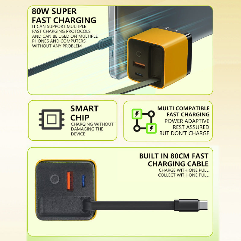 ThriveCharge™ — Power Up Fast and Stay Tangle-Free Wherever You Go