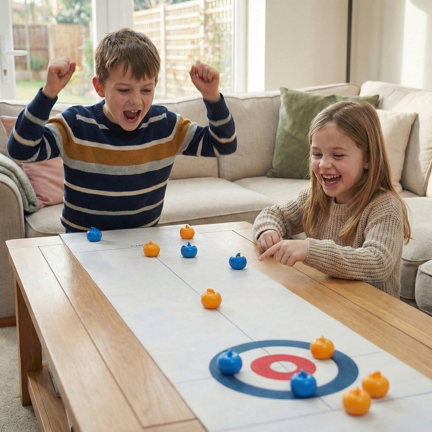 FluxCurl™ Mini Curling Set — Ignite Sharp Focus and Unforgettable Family Showdowns