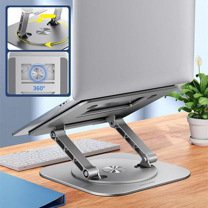 FlowLift™ Stand — End Neck Pain and Boost Focus with Effortless 360° Comfort