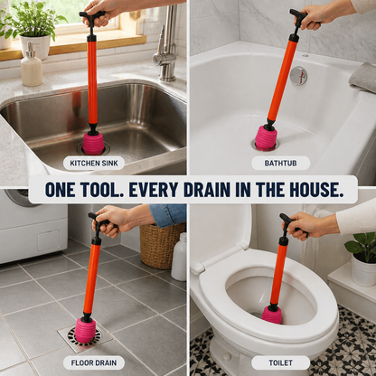 PowerPulse™ — Clear Tough Clogs Instantly Without Chemicals or Mess