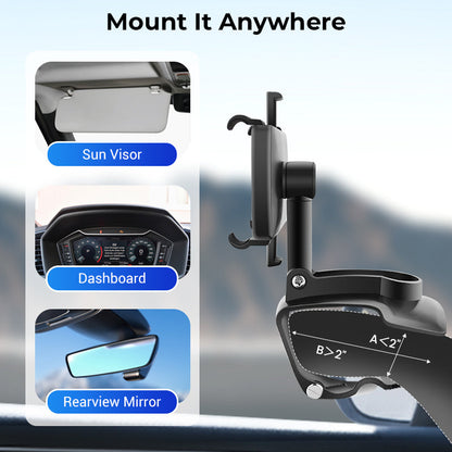 VersaHold™ — Drive Calm and Take Command with Effortless One-Handed Control