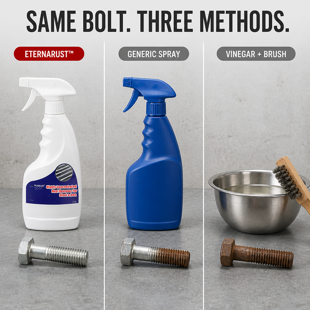 Metallix™ — Watch Rust Disappear and Bring Your Metal Back to Life Effortlessly