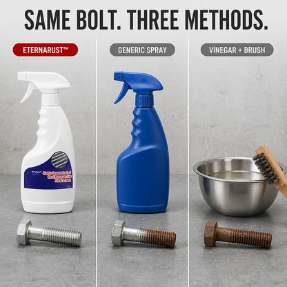 Metallix™ — Watch Rust Disappear and Bring Your Metal Back to Life Effortlessly