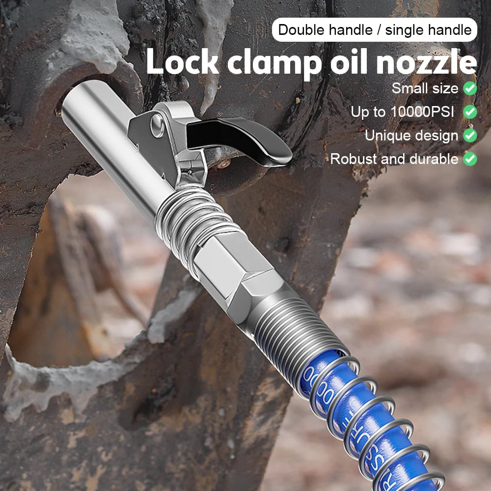 GripMaster™ — Conquer Grease Jobs Fast with Zero Leaks and One-Handed Control