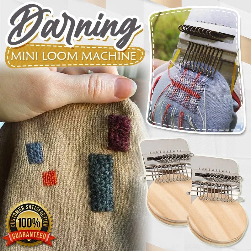 WeaveCraft™ Mini Loom — Transform Your Worn-Out Clothes into Stunning Creations Instantly