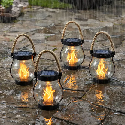 EmberAura™ Solar Lantern — Capture Endless Cozy Nights with Magical, Safe Firelight