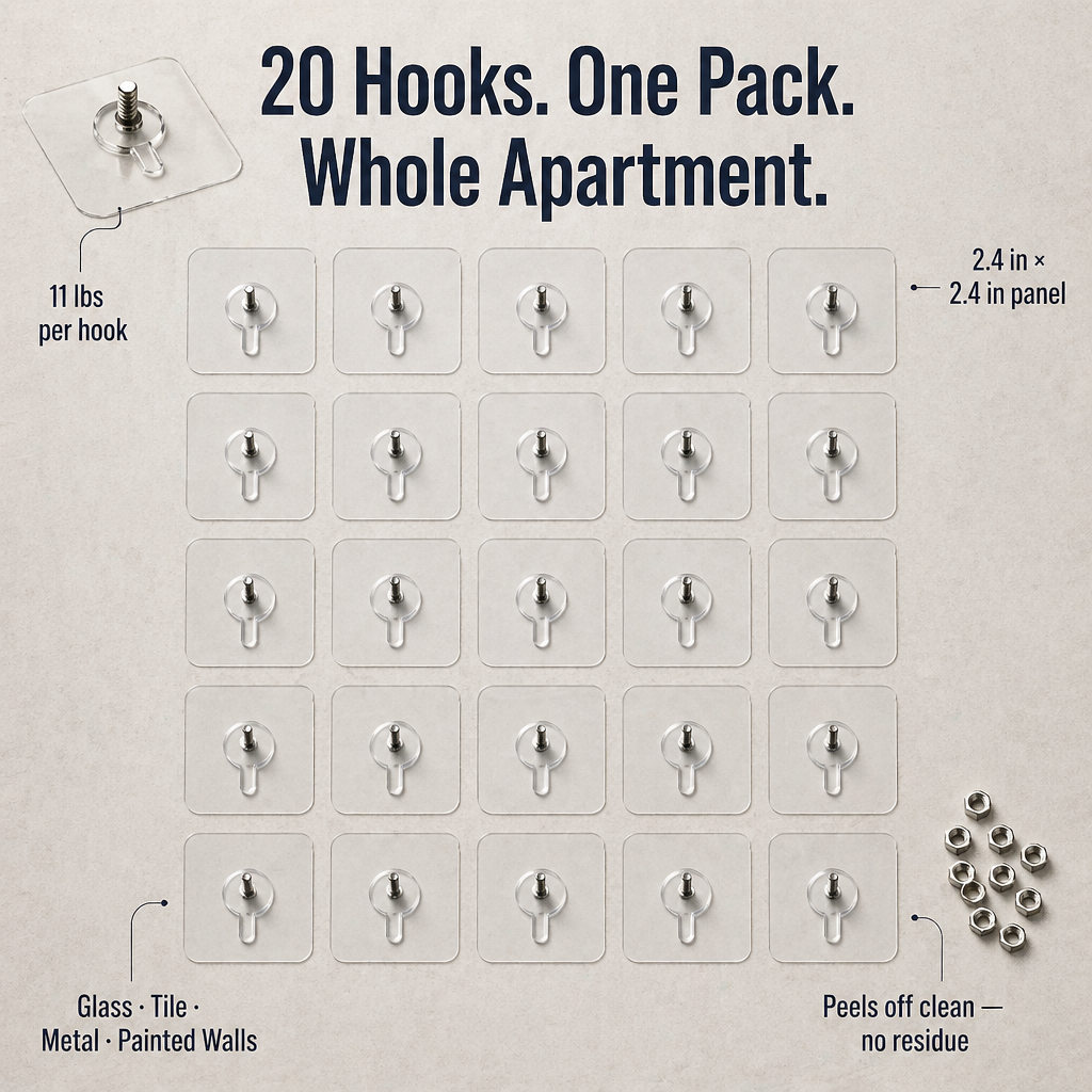 GripTight Pro™ — Hang Heavy Gear Anywhere Without Drills, Damage, or Drama