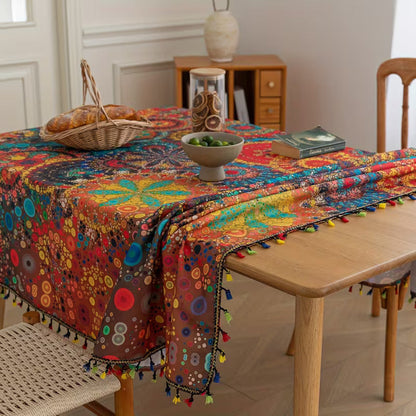 LuxeGuard™ Tablecloth — Stunning Color, Total Spill Defense, and Unshakable Table Confidence